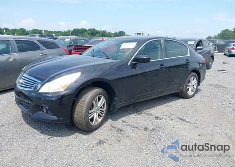 2012 Infiniti G37X z USA, uszkodzony, nr VIN JN1CV6AR1CM672373